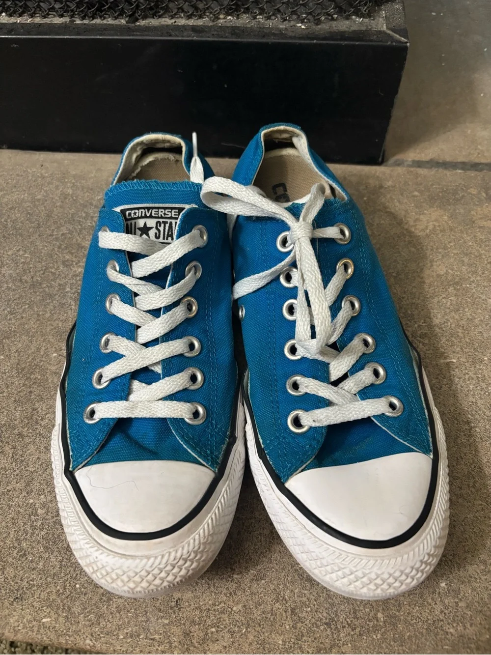 Converse Chuck Taylor All Star Low Top Blue Hero canvas colorway size 7 women